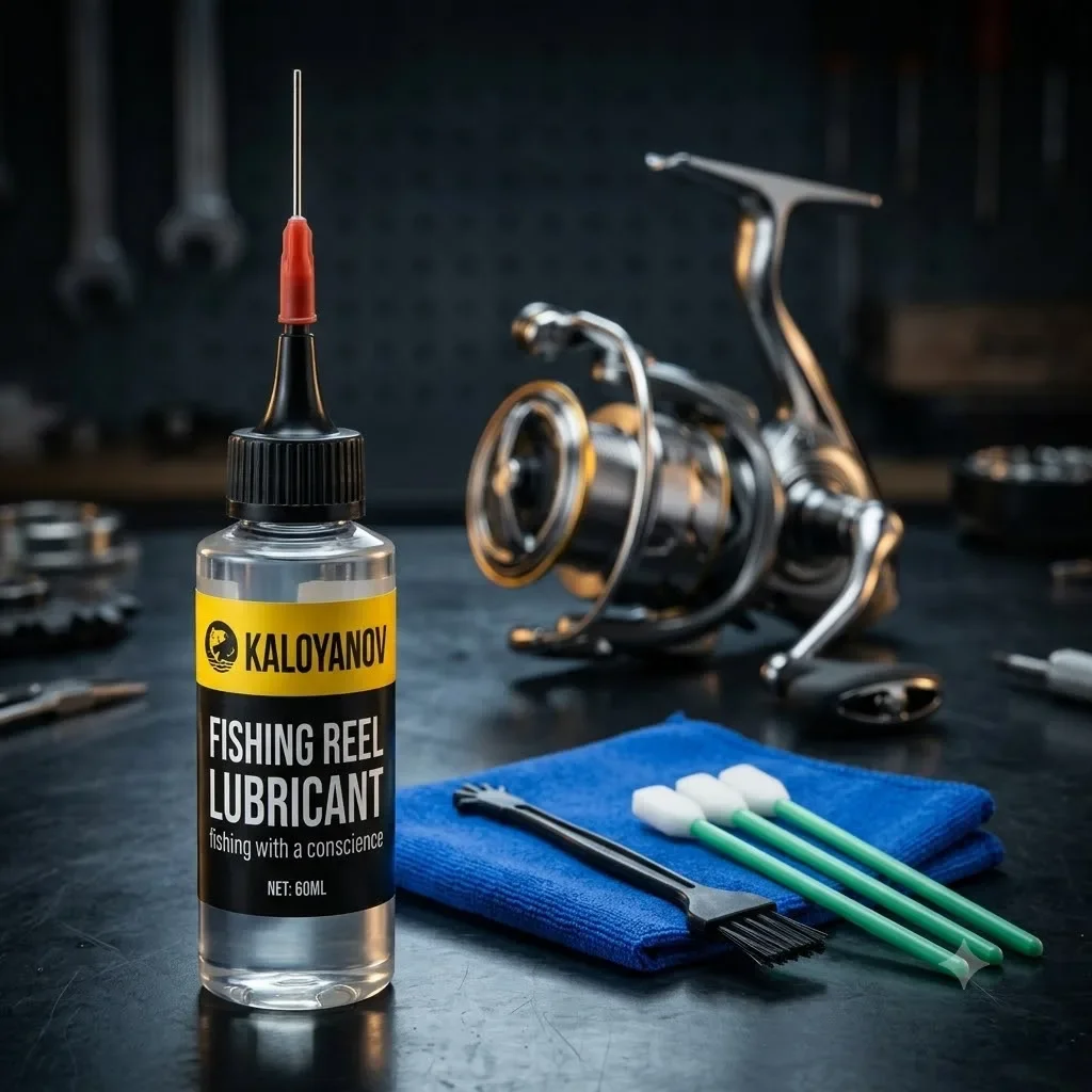 Reel Grease - Smeerset voor vismolens, bestaande uit olie