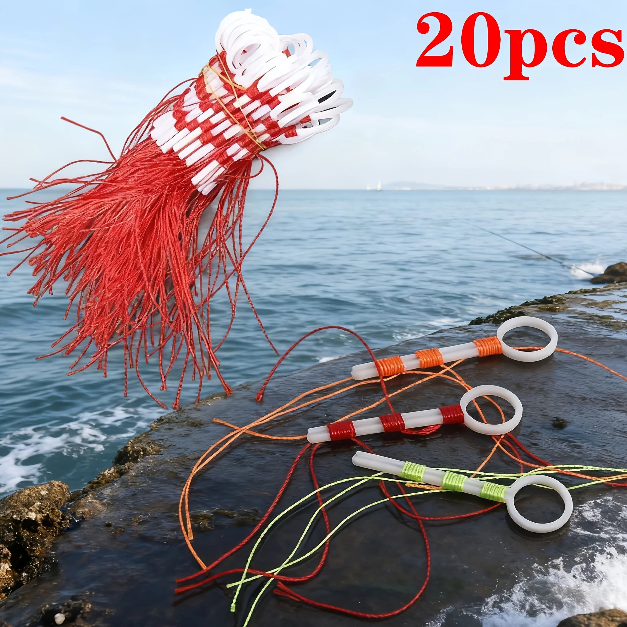 Baitcasting Reel - 20 stuks vislijn-knotter, visgerei, voor rotsvissen,