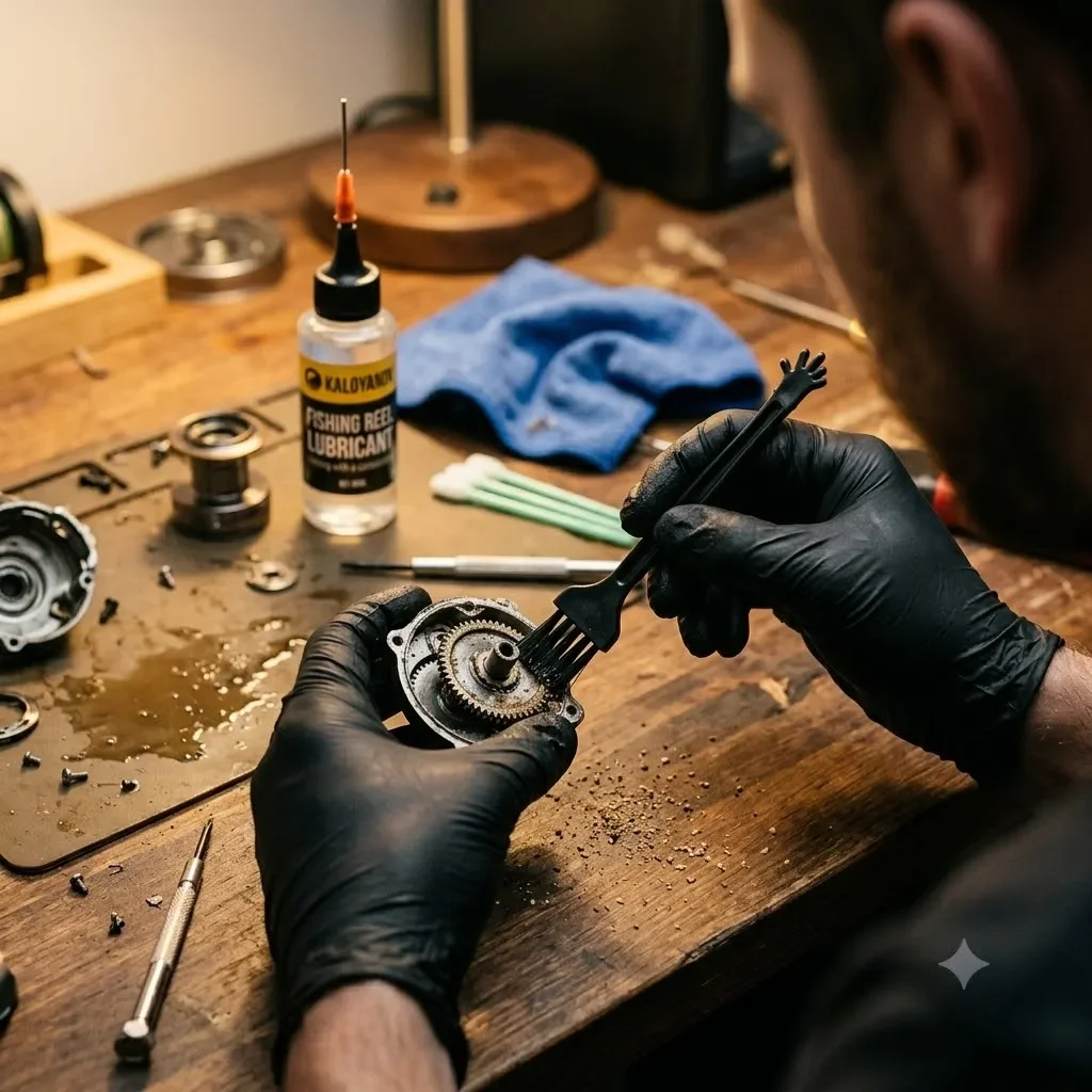 Smeerset voor vismolens, besta - Reel Grease recensie en prijs