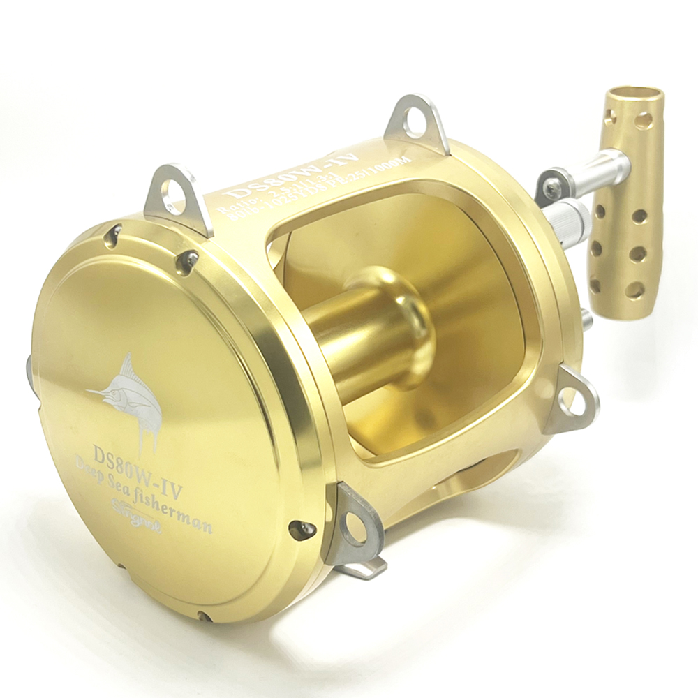 Zware CNC vismolen met 2 snelh - Trolling Reel recensie en prijs