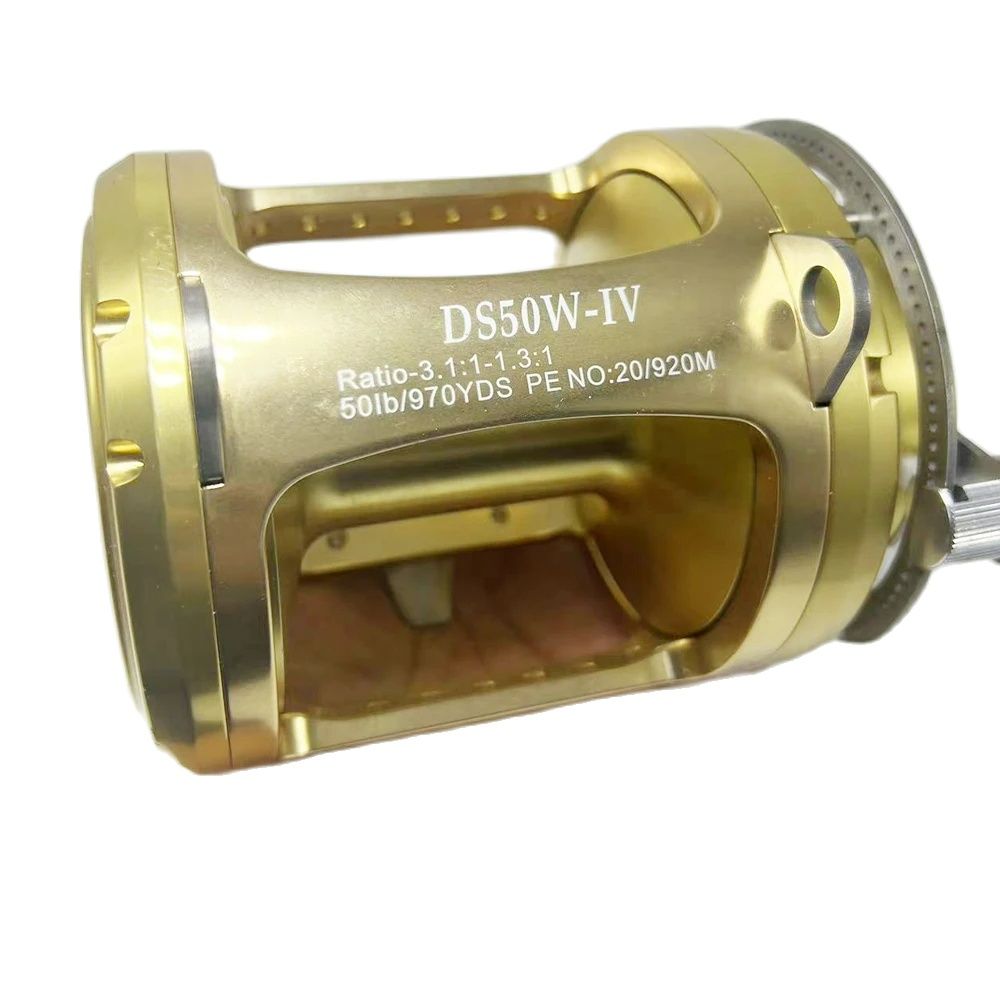 Zware CNC vismolen met 2 snelh - Trolling Reel recensie en prijs