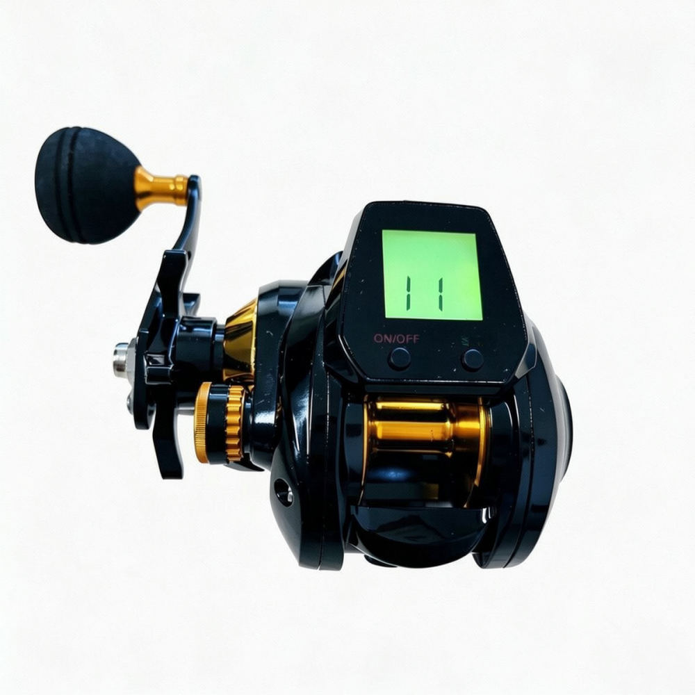 Elektronische Baitcasting Viss - Trolling Reel recensie en prijs